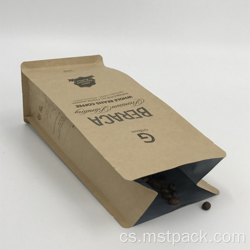 Kraftový papírový balicí sáček s ventilem